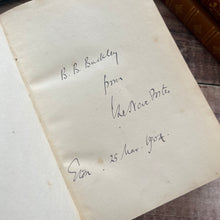 Load image into Gallery viewer, 1902 English Verse from 1250 to 1900 Half Leather Fine Binding with Floral Gilt