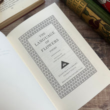 Load image into Gallery viewer, 2017 The Language of Flowers Poems Book with Dust Jacket Everyman Library