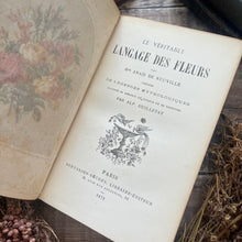 Load image into Gallery viewer, 1872 Langage Des Fleurs; French Language of Flowers with Colour Plates