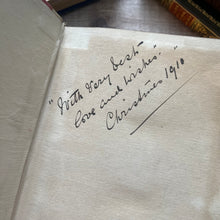 Load image into Gallery viewer, The Poetical Works of Alfred Lord Tennyson; Half Vellum Binding with Art Nouveau Detail