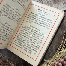 Load image into Gallery viewer, Witty, Humorous and Merry Thoughts; Mauchline Ware Antique Book
