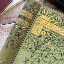 Load image into Gallery viewer, 1885 Red Letter Poems by English Men and Women; Lovely Floral Binding