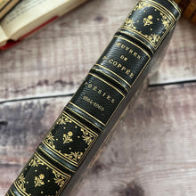 Load image into Gallery viewer, Poesies 1864-1869 by Francois Coppee; Stunning Quarter Morocco Floral Binding