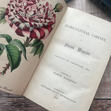 Load image into Gallery viewer, 1854 Floricultural Cabinet; Early Victorian with Hand Coloured Plates
