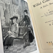 Load image into Gallery viewer, Wilful Cousin Kate by LT Meade Beautiful Antique Pictorial Binding Illustrated Book