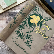 Load image into Gallery viewer, 1890 Flower de Hundred by Mrs Burton Harrison 19th Century Book