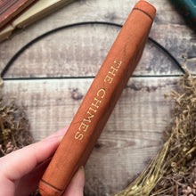 Load image into Gallery viewer, The Chimes by Charles Dickens Full Suede Leather Yapp Binding