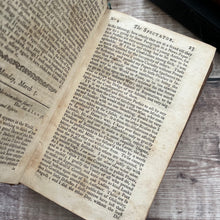 Load image into Gallery viewer, 1753 The Spectator Volume the First; Antiquarian 18th Century Full Leather