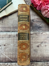 Load image into Gallery viewer, Woodstock and The Fair Maid of Perth by Sir Walter Scott; Half Calf Binding