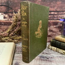 Load image into Gallery viewer, J M Barrie's Peter Pan in Kensington Gardens Illustrated Arthur Rackham REBACKED