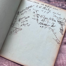 Load image into Gallery viewer, Full Leather Manuscript Book with Snakeskin Effect; with Drawings, Verses, Autographs