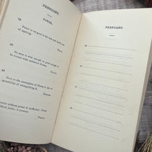 Load image into Gallery viewer, Edwardian Hand Painted/Drawn Speaking Days Calendar Book