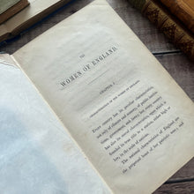 Load image into Gallery viewer, Women of England Their Social Duties and Domestic Habits by Mrs Ellis Half Leather Book