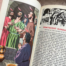 Load image into Gallery viewer, 1962 The Roman Missal Full Leather Illustrated book with Gauffered Text Block Edges