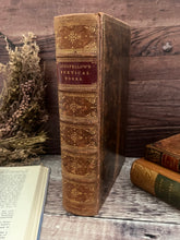 Load image into Gallery viewer, 1887 The Poetical Works of Longfellow Full Tree Calf Leather Binding