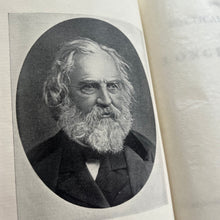 Load image into Gallery viewer, Longfellow's Poetical Works In Fine Half Vellum Binding Antique Book WORN