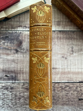 Load image into Gallery viewer, Silas Marner and Scenes of Clerical Life by George Eliot; Beautiful Half Leather Binding Art Nouveau