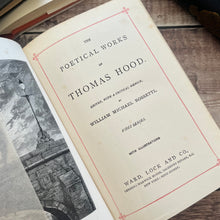 Load image into Gallery viewer, The Poetical Works of Thomas Hood Late Victorian Poetry Book
