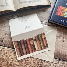 Load image into Gallery viewer, Pack of 3 Beautiful Book Spine Cards...Digital Design of Antique Books