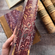 Load image into Gallery viewer, 1880's Complete Collection of the Life & Works of the Bronte Sisters Half Leather Marbled (Et)