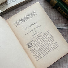 Load image into Gallery viewer, Left Behind by Jennie Chappell; Late Victorian Book with Floral Binding