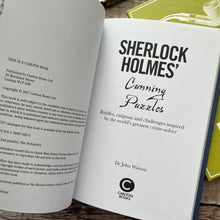 Load image into Gallery viewer, Sherlock Holmes Puzzle Book Set; Cunning Puzzles and Elementary Puzzles