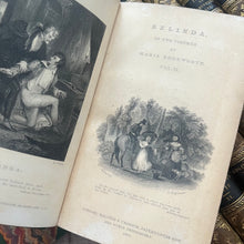 Load image into Gallery viewer, 1830's Collection of The Works of Maria Edgeworth in 18 Volumes Georgian Half Leather Set