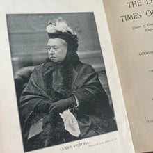 Load image into Gallery viewer, Queen Victoria Her Life and Times; Beautiful Floral Binding Art Nouveau