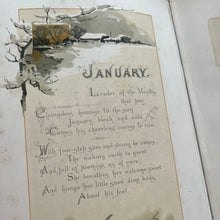 Load image into Gallery viewer, From Month to Month A Birthday Souvenir; Stunning Chromolithograph Illustrations