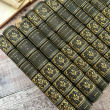 Load image into Gallery viewer, 12 Volume Set of Early 19th Century French Books in Half Morocco 1828