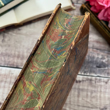 Load image into Gallery viewer, The Antiquary and Rob Roy by Sir Walter Scott; Half Calf Binding with Marbled Edges
