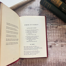 Load image into Gallery viewer, Poems of Ella Wheeler Wilcox Miniature Yapp Leather Suede Binding Antique Roses Book