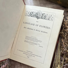Load image into Gallery viewer, 1875 The Language and Poetry of Flowers Mid Victorian Book Beautiful Binding