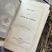 Load image into Gallery viewer, 1863 The Emblems and Poetry of Flowers Early Victorian Pocket Book