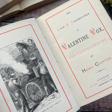 Load image into Gallery viewer, Valentine Vox The Ventriloquist by Henry Cockton Floral Binding Book