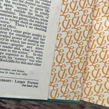 Load image into Gallery viewer, 1959 The Mysteries of Udolpho by Mrs Ann Radcliffe Two Volume Edition