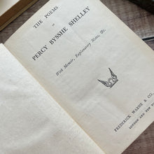 Load image into Gallery viewer, The Poems of Percy Bysshe Shelley; Early 20th Century Floral Binding