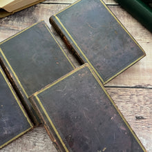 Load image into Gallery viewer, 1832 Four Volume Collection of William Wordsworth Poems Poetry Full Leather