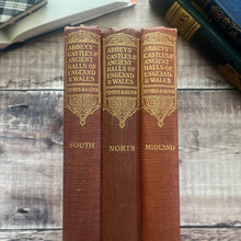Load image into Gallery viewer, Three Volume Collection of Abbeys, Castles and Ancient Halls of England and Wales