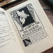 Load image into Gallery viewer, 1910 Folk Tales from Many Lands; Pretty Floral Art Nouveau Binding Illustrated by POGANY
