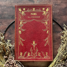 Load image into Gallery viewer, Poems by Robert Louis Stevenson Full Leather Robert Riviere Binding 1920's Book