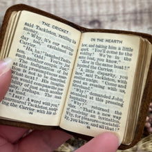 Load image into Gallery viewer, The Cricket on the Hearth by Charles Dickens Yapp leather Binding