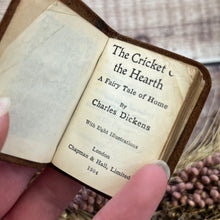 Load image into Gallery viewer, The Cricket on the Hearth by Charles Dickens Yapp leather Binding
