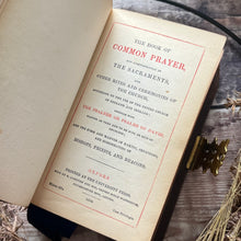 Load image into Gallery viewer, 1854 The Book of Common Prayer Polished Wood and Brass Decorated Book
