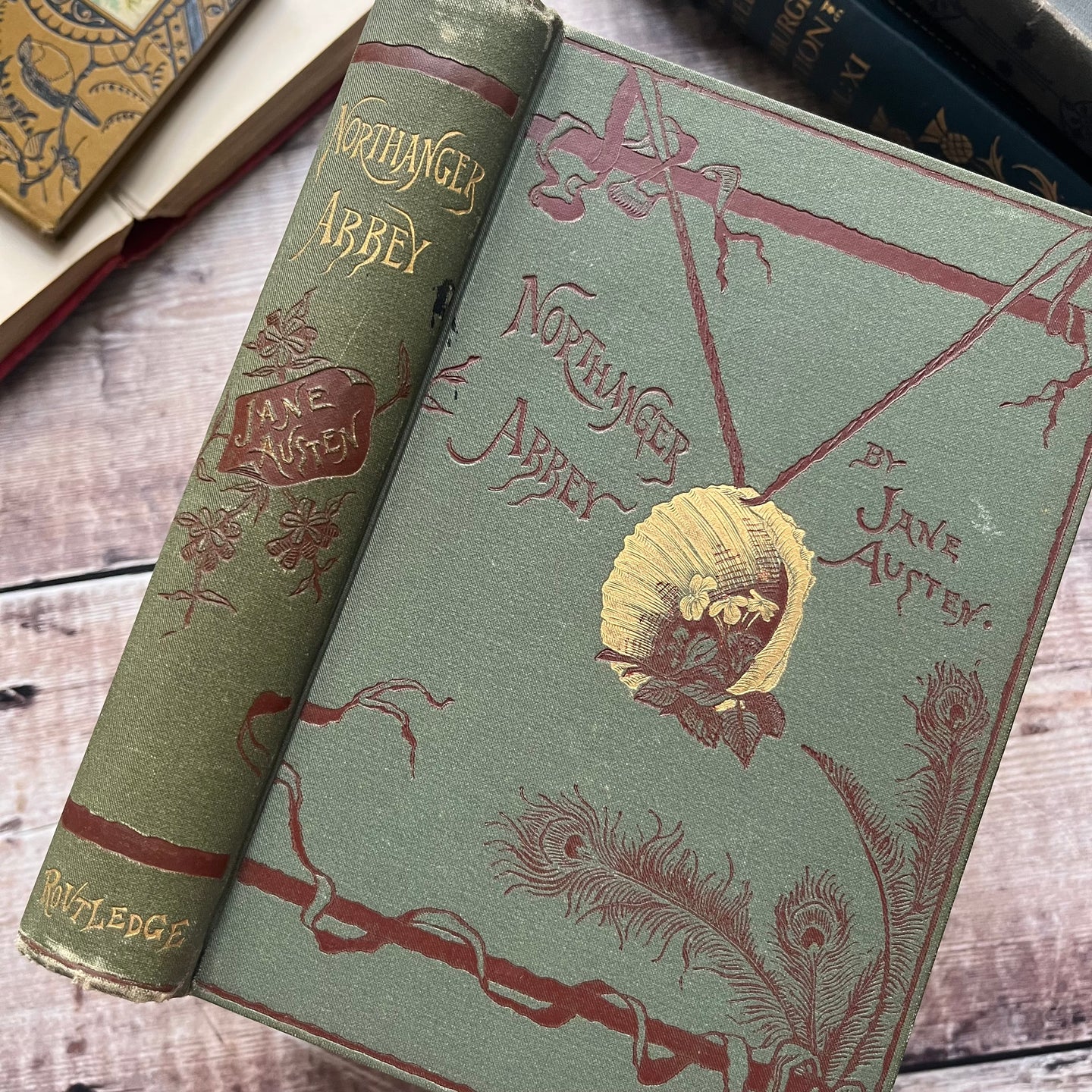 Rare Northanger Abbey and Persuasion by Jane Austen Late Victorian Collectable Book (Et)