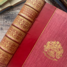 Load image into Gallery viewer, 1898 The Poetical Works of Sir Walter Scott; Half Calf School Prize Binding

