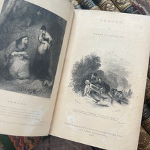 Load image into Gallery viewer, 1830&#39;s Collection of The Works of Maria Edgeworth in 18 Volumes Georgian Half Leather Set
