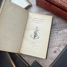 Load image into Gallery viewer, 1839 The Poetical Works of Edmund Spenser The Faerie Queene Full Morocco Set (Et)
