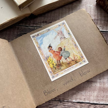 Load image into Gallery viewer, Early 20th Century Children&#39;s Scrapbook of Nursery Rhymes Manuscript
