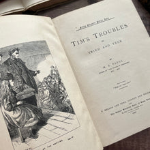 Load image into Gallery viewer, 1900 Tim&#39;s Troubles by M A Paull Pretty Floral Binding of Poppies Antique Book
